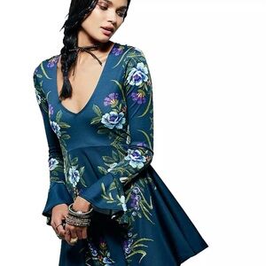 Free People Teal Dress XS